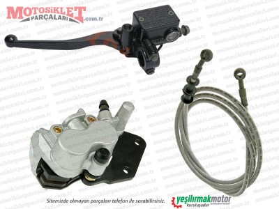 Ersi Motor Maxi Scooter YB150 T-2 Arka Fren Merkezi Komple - SİYAH RENK